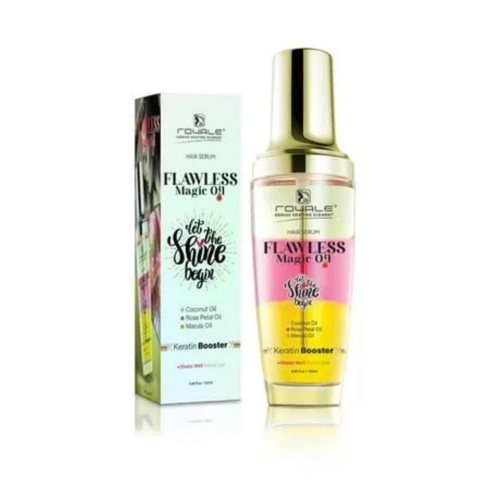 ROYALE• Flawless Magic Oil Hair Serum • Keratin Booster 120ML